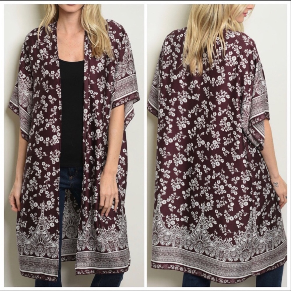Floral kimono/ Size large